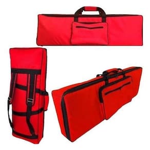 Capa Master Luxo Nylon Vermelha Para Teclado Roland Xps10