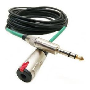 Cabo Para Fone Extensor Ouvido P10 X Jack P10 Fêmea 5 Mts