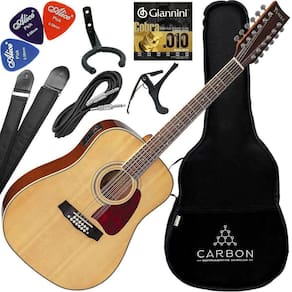 Kit Violão Eletroacústico Folk 12 Cordas Eagle Ch888E12