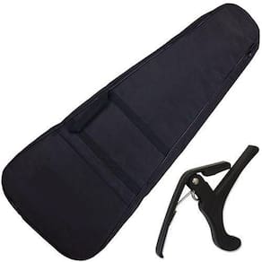 Kit Capa Bag Para Violão Clássico Acolchoada Com Capotraste
