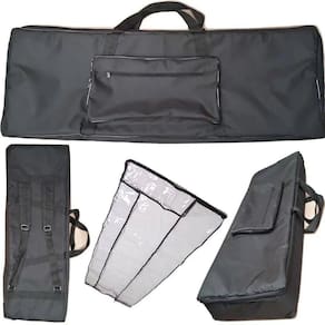Capa Master Luxo Teclado Roland Fantom G8 Preta + Cobertura