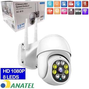 Câmera Segurança Externa Wifi Full Hd 1080P Sc-B12 It Blue