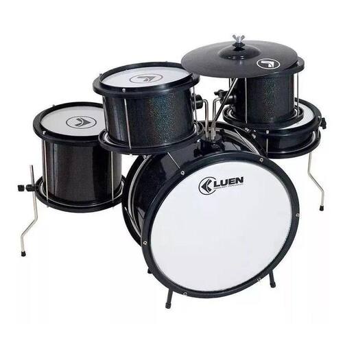 Bateria Acústica Infantil Luen Pop Kids Cores Brinquedo