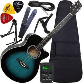 Kit Violão Eletroacústico Giannini Gsf1R + Capa Suporte 4010