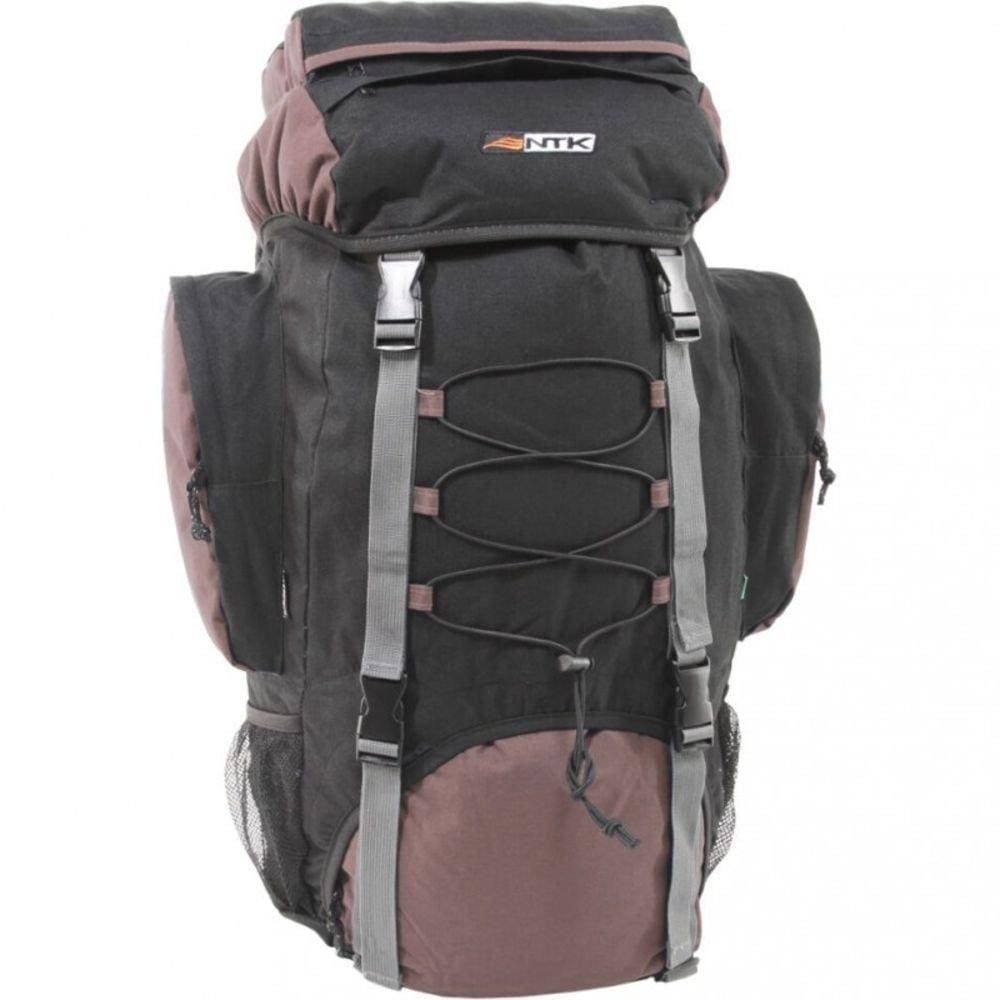 Mochila Cargueira Intruder 60 Litros Preta E Marrom Nautika
