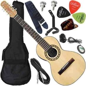 Kit Viola Rozini Caipira Elétrica Canhoto Rv151 + Acessórios