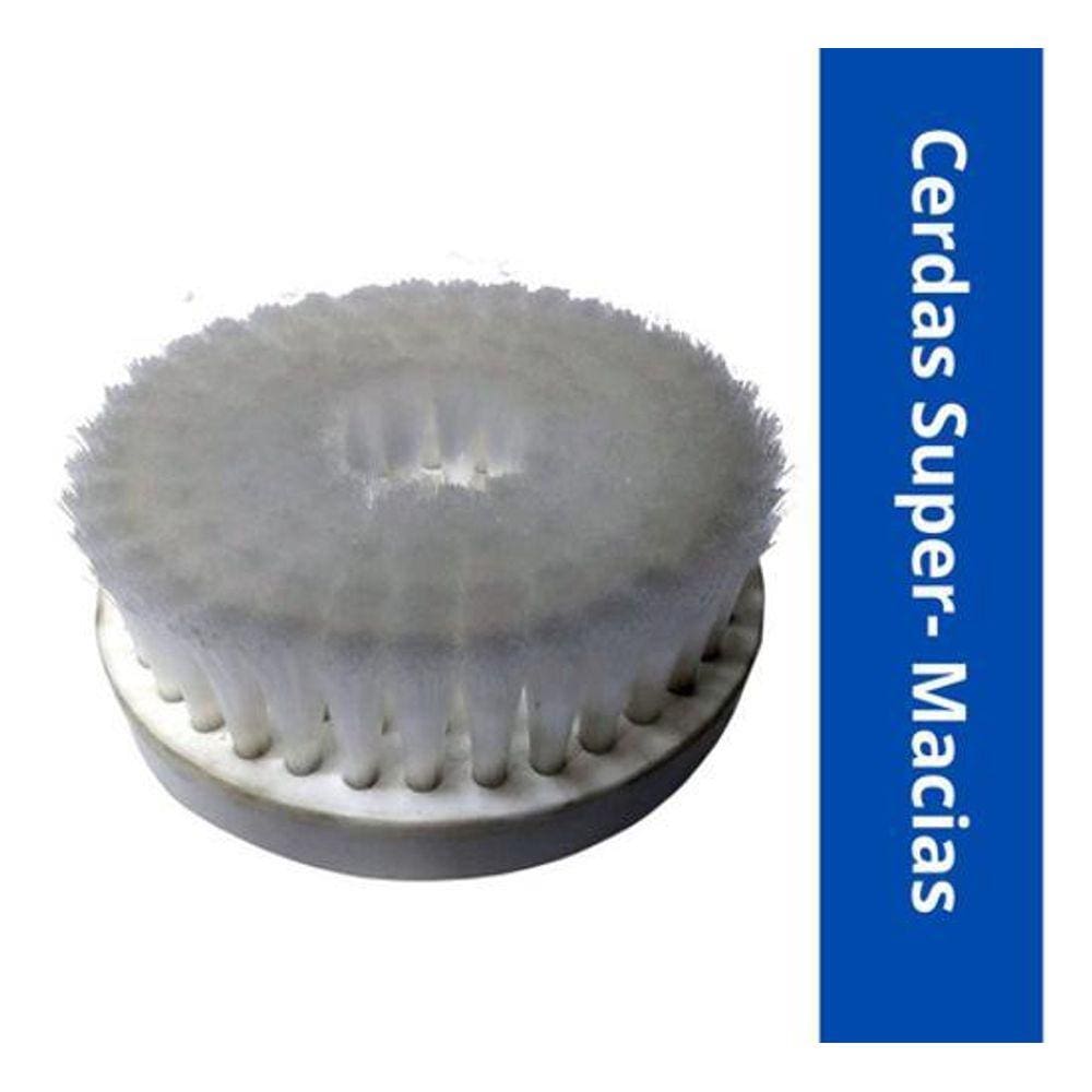 Escova Para Estofados Cerdas Super Macias 120Mm Rosca M14