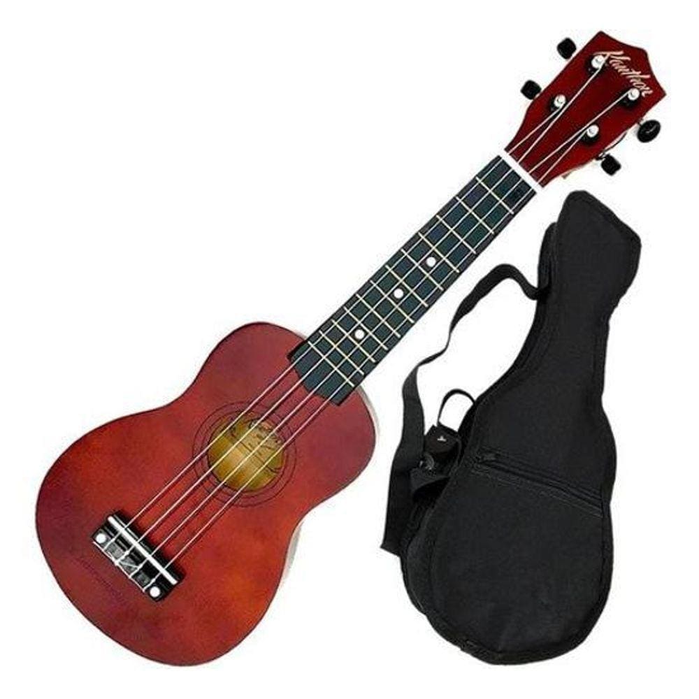 Ukulele Austin Soprano Acústico Kauthon Xu21T + Capa