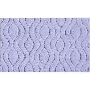 Tapete De Banheiro Microfibra Base Látex Antiderrapante Vizapi Pequim 50X80Cm Lilás Orquídea