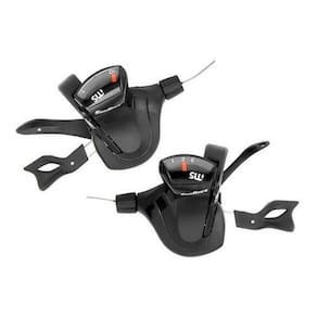 Alavanca Passador Sunrace Ms13 2 3X10V Ci Cabos Par