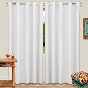 Cortina Blackout Pvc Ilhós 270x250 cm Daju Tabaco