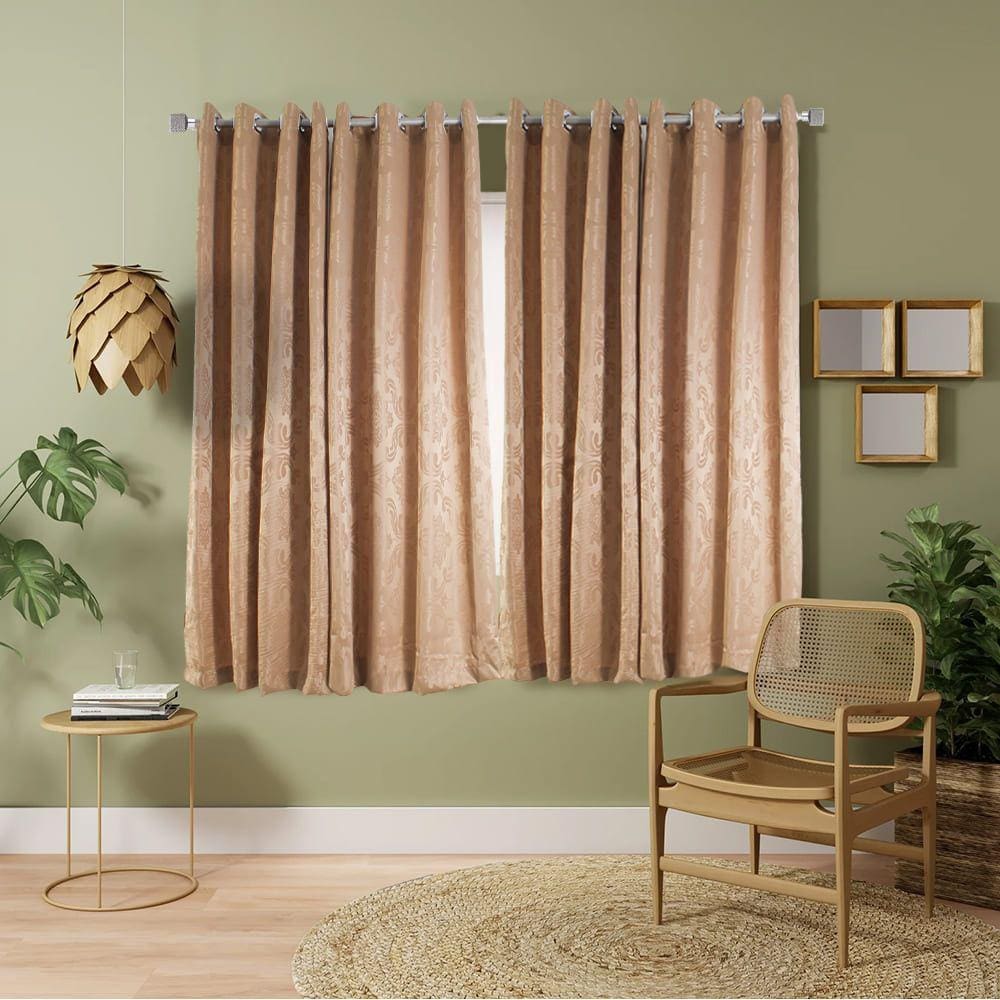 Cortina Daju Roma Linha Austin 280x180 Cm Cinza