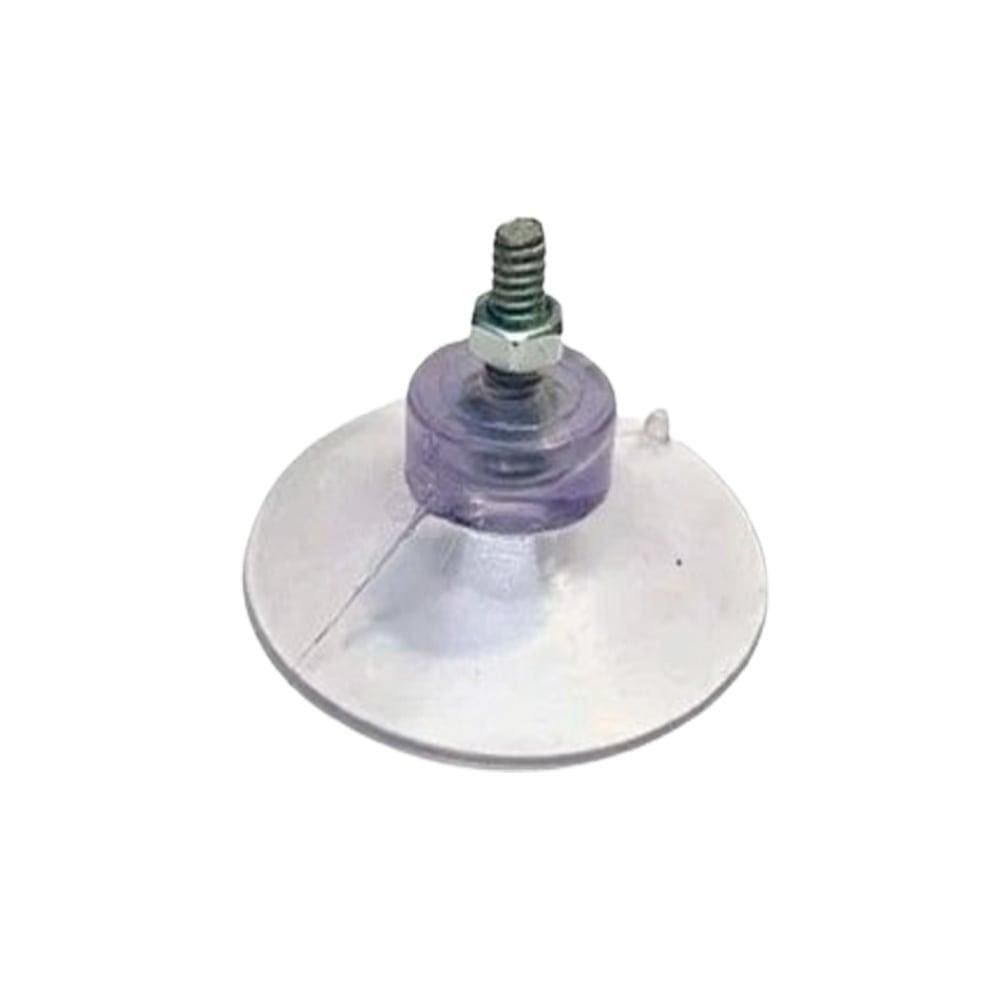 Ventosa De 40Mm 4 Cm Em Pvc Cristal Com Parafuso E Porca