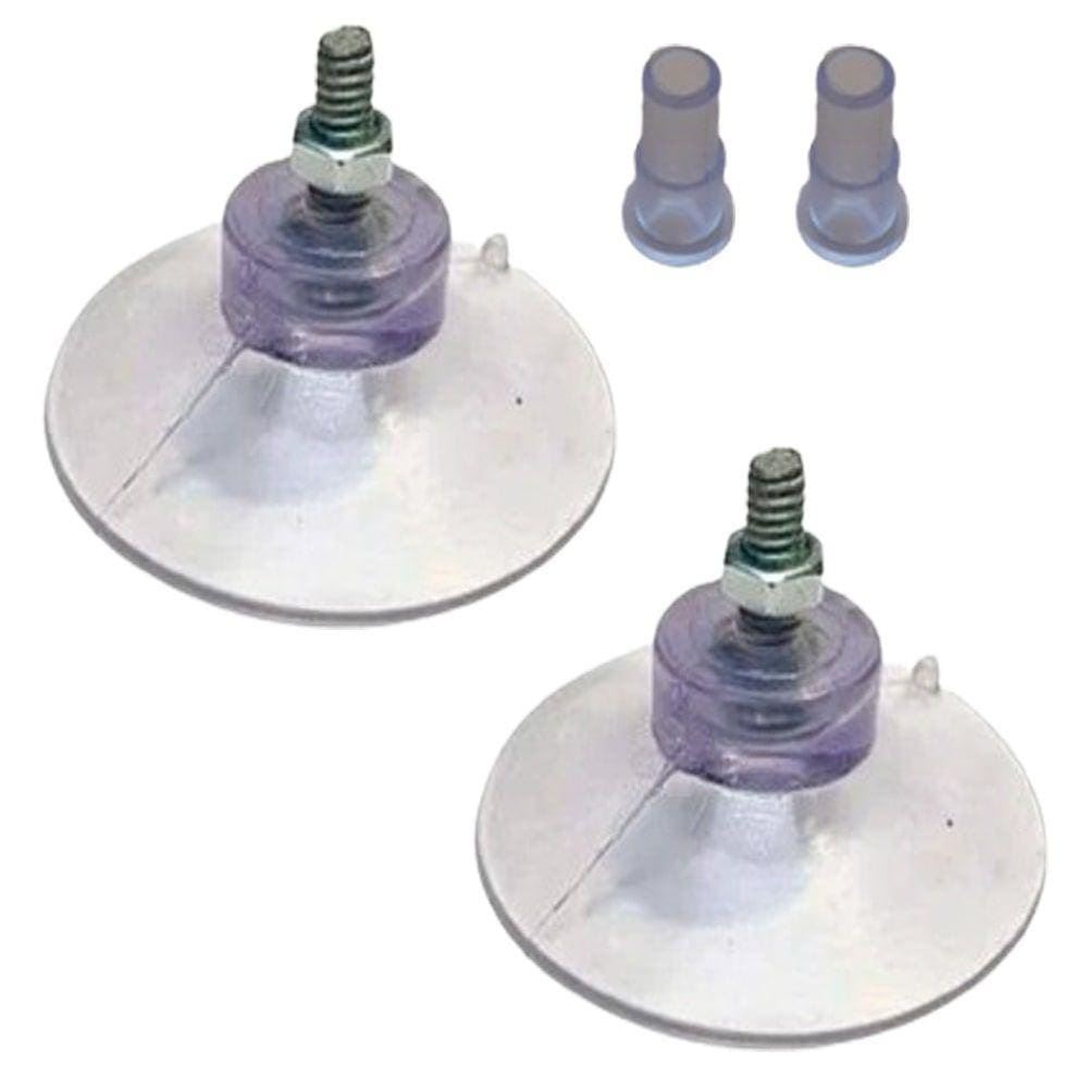 Kit 2 Ventosas de 40mm (4 cm) PVC C/Parafuso,Porca E Selante