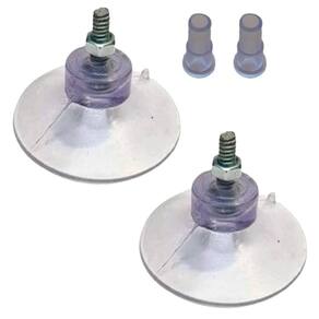 Kit 2 Ventosas De 40Mm 4 Cm Pvc C/Parafuso,Porca E Selante