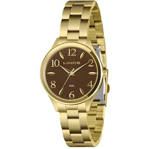 Relógio Lince Feminino Ref: Lrg4813l36 N2kx Casual Dourado