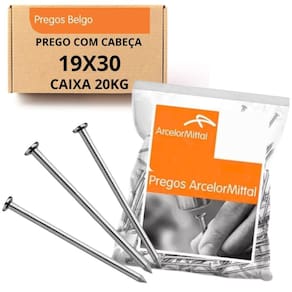 Prego Com Cabeca 19X30 20Kg Belgo