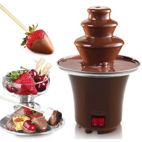 Mini Cascata Fonte De Chocolate Fondue Eletrica 220V.