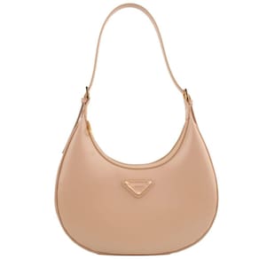 Bolsa de Ombro Arredondada Via Marte Meia Lua com Alça Ajustável B1-126