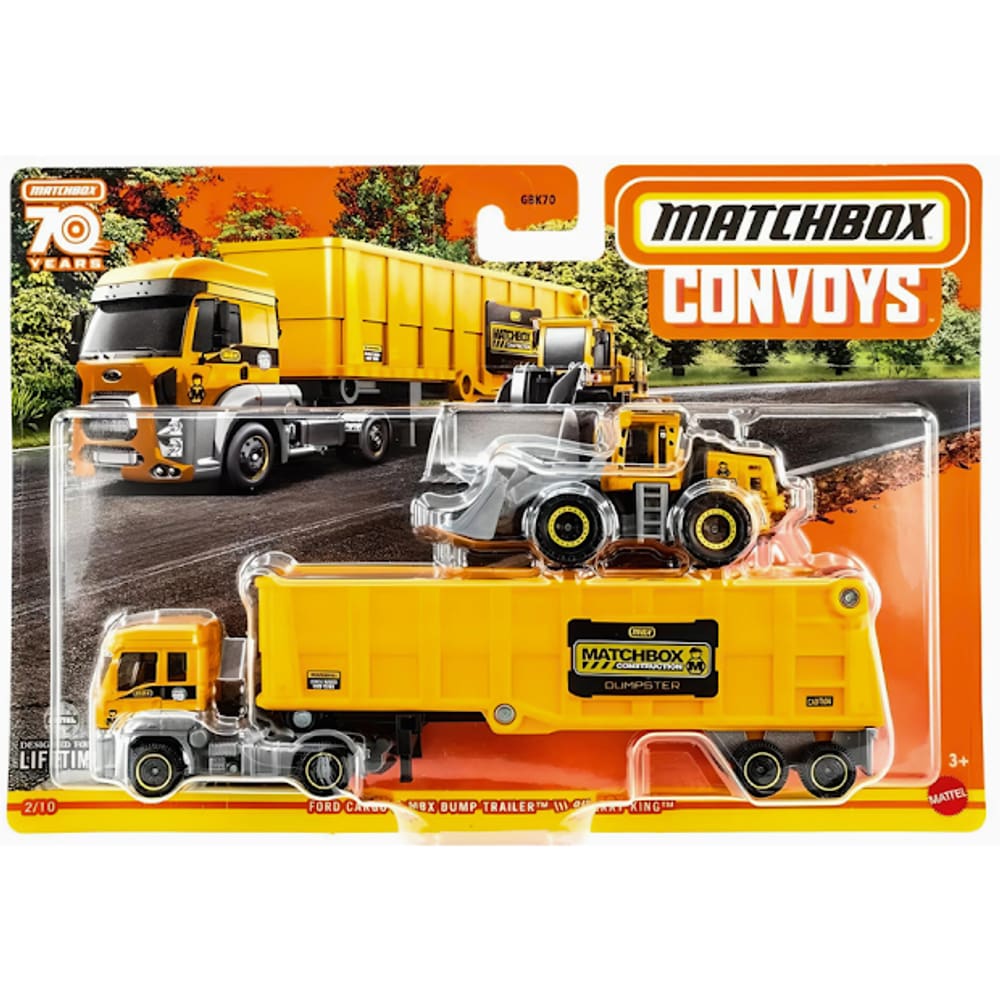 Caminhão Matchbox MBX Comboio GBK70 Mattel | Casas Bahia