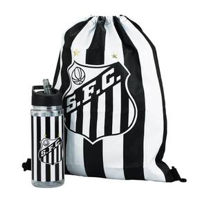 Garrafa Santos Plástica 450 ML Com Sacochila- EAS026-4