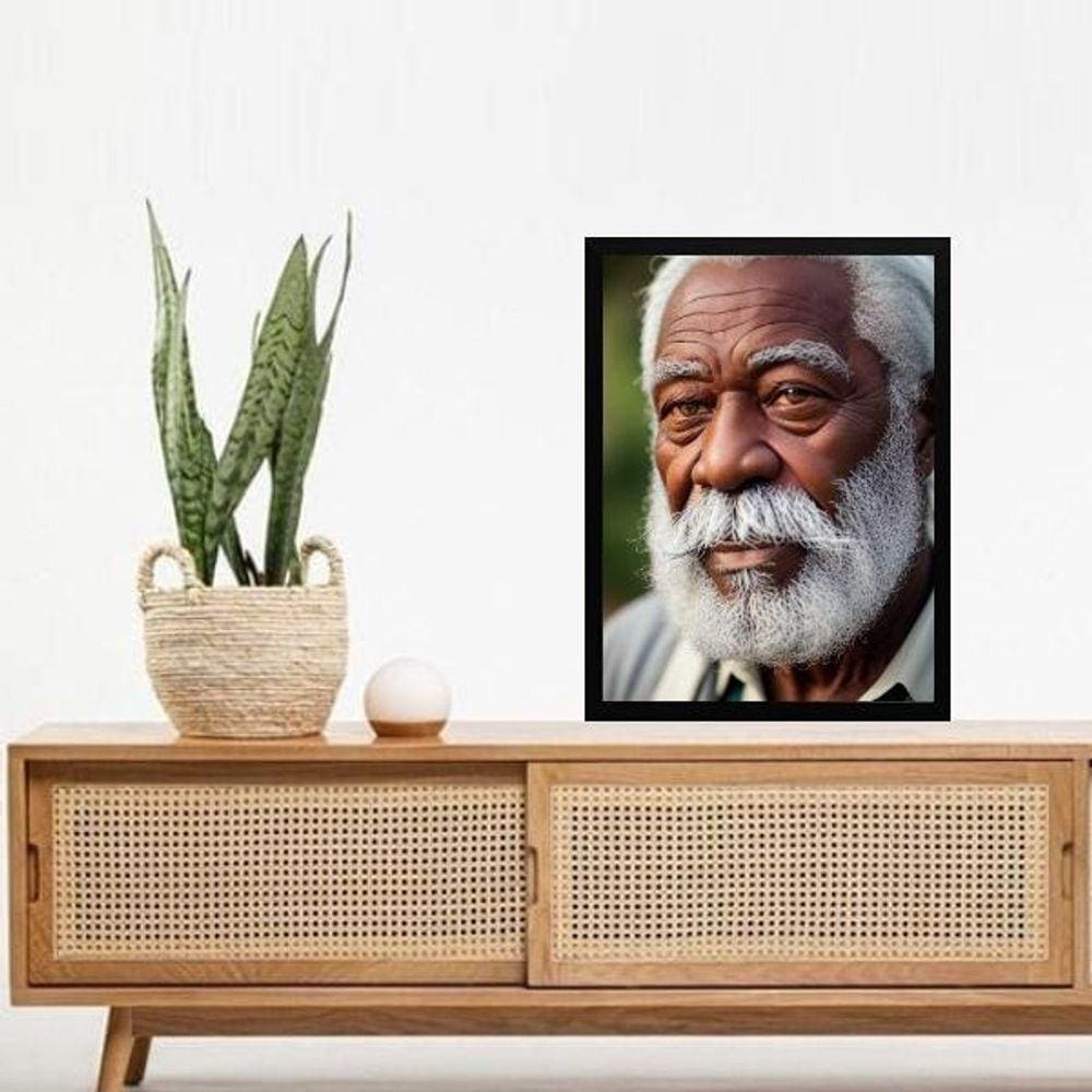 Quadro Decorativo Vovô 33X24Cm - Com Vidro