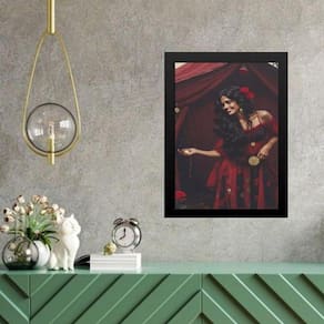 Quadro Umbanda Pombagira Cigana 33X24Cm - Com Vidro