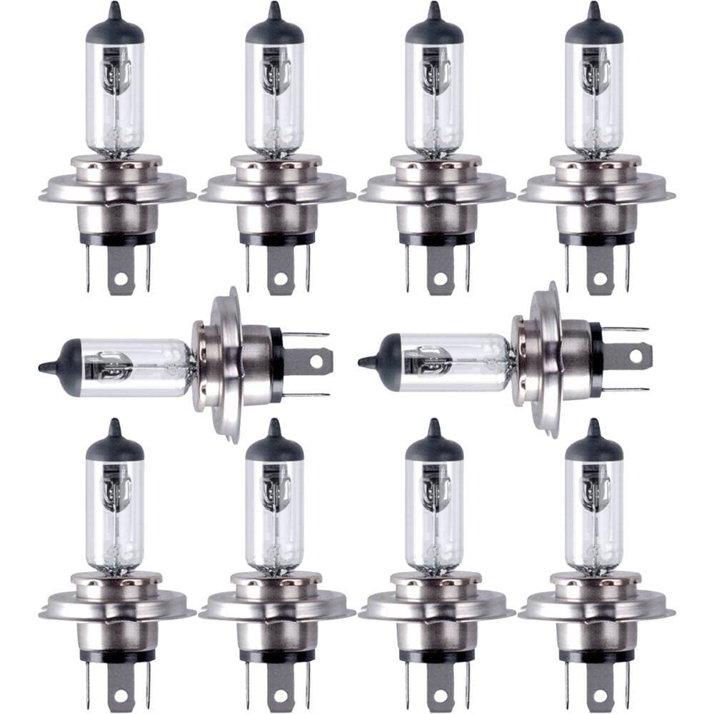 Kit 10 Lâmpadas H4 Luz Farpois 12v 60/55w Bi-iodo Hella