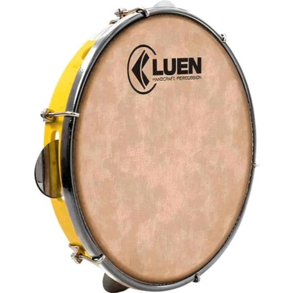 Pandeiro 10” Pele Animal Luen Amarelo [F002]
