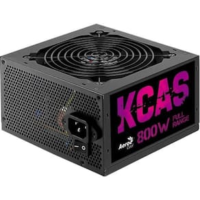 Fonte Gamer ATX Aerocool KCAS 800W 80 Plus Full Range APFC [F002]