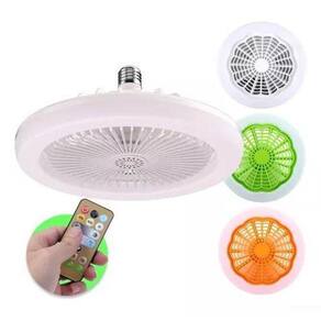 Lâmpada Ventiladora De Teto: Controle Remoto E E27 30W