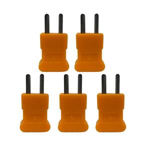 Kit 5 Conector Mini Tipo K Macho Adaptador Utilizado Sensor S-01K A S-09K Instrutherm