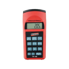 Trena Ultrassônica Digital Mira Laser Escala 0,91 A 15,00M Área Volume Tr-180 Portátil Instrutherm Com Certificado