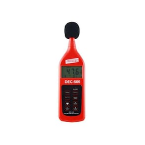 Sonômetro Digital Faixa 30 A 130Db Ponderação Fast Slow Leq Dec-500 Portátil Instrutherm Maleta Protetor Certificado