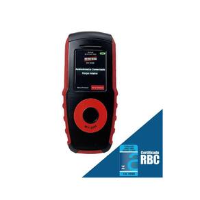 Medidor Vibração Digital Corpo Humano Filtro Banda Acelerômetro Wheel Pc Mv-2000 Portátil Instrutherm Certificado Rbc