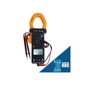 Wattímetro Digital Cat III 600v A 1500A True Rms Função Pico Harmônicas Wd-2000 Portátil Instrutherm Estojo Certificado