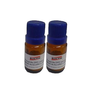 Kit 2 Solução Reagente Dpd Sl-10 Determinação Cloro Livre Utilizada Clorímetro C-300 Instrutherm