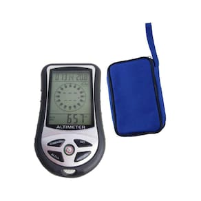 Kit Barômetro Altímetro Relógio Previsão Tempo Bússola Termômetro Bar-100 Portátil Instrutherm Estojo Transporte Es-10