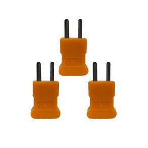 Kit 3 Conector Mini Tipo K Macho Adaptador Utilizado Sensor S-01K A S-09K Instrutherm