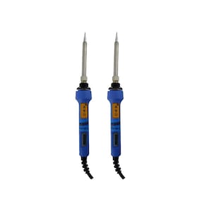 Kit 2 Ferro Solda Digital 80W Lead Free Temperatura Ajustável 100°C A 430°C Fsd-100-220V Portátil Instrutherm