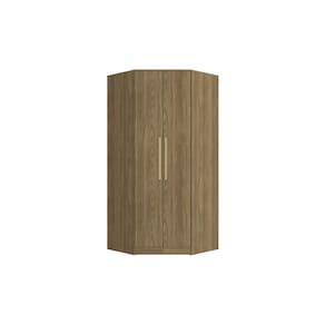 Guarda-Roupa de Canto 2 Portas Kappesberg Adapt Nogueira