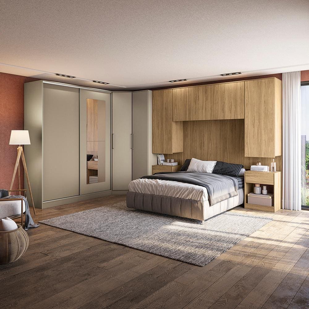 Quarto Modular Versa Conect Itapuã 11 Peças