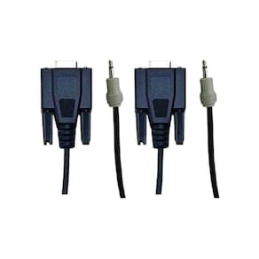 Kit 2 Cabo Crs-20 Conexão Pc Rs-232 Utilizado Diversos Equipamentos Datalogger Instrutherm