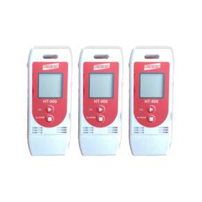 Kit 3 Datalogger Digital Temperatura Umidade 32000 Leituras Alarme Usb Ht-900 Portátil Instrutherm