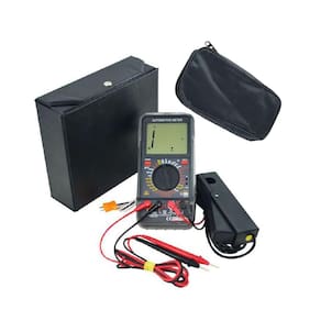 Kit Multímetro Digital Automotivo Tensão Corrente Tacômetro Garra Indutiva Mda-240 Portátil Instrutherm Estojo Capa