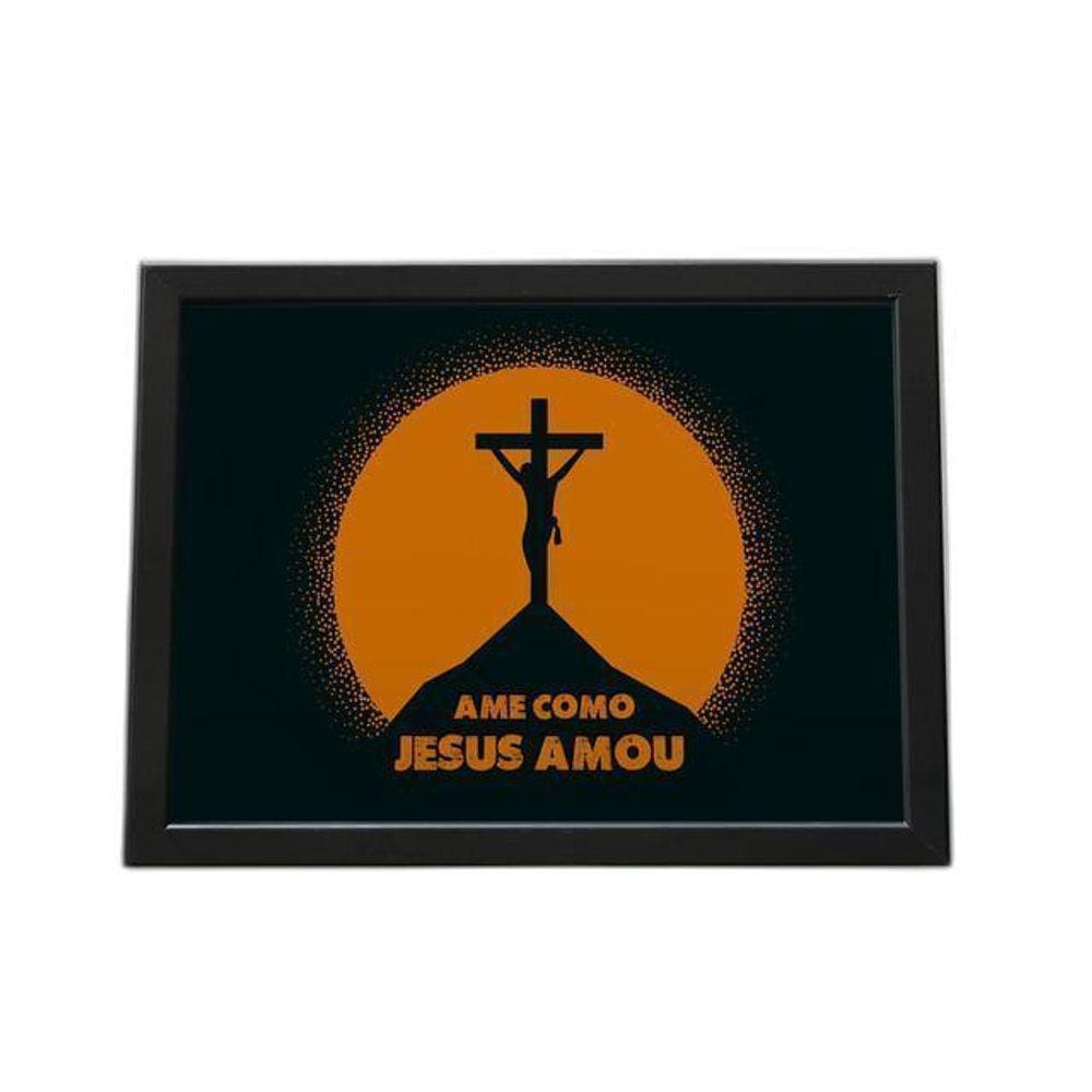 Quadro Com Moldura Ame Como Jesus Amou