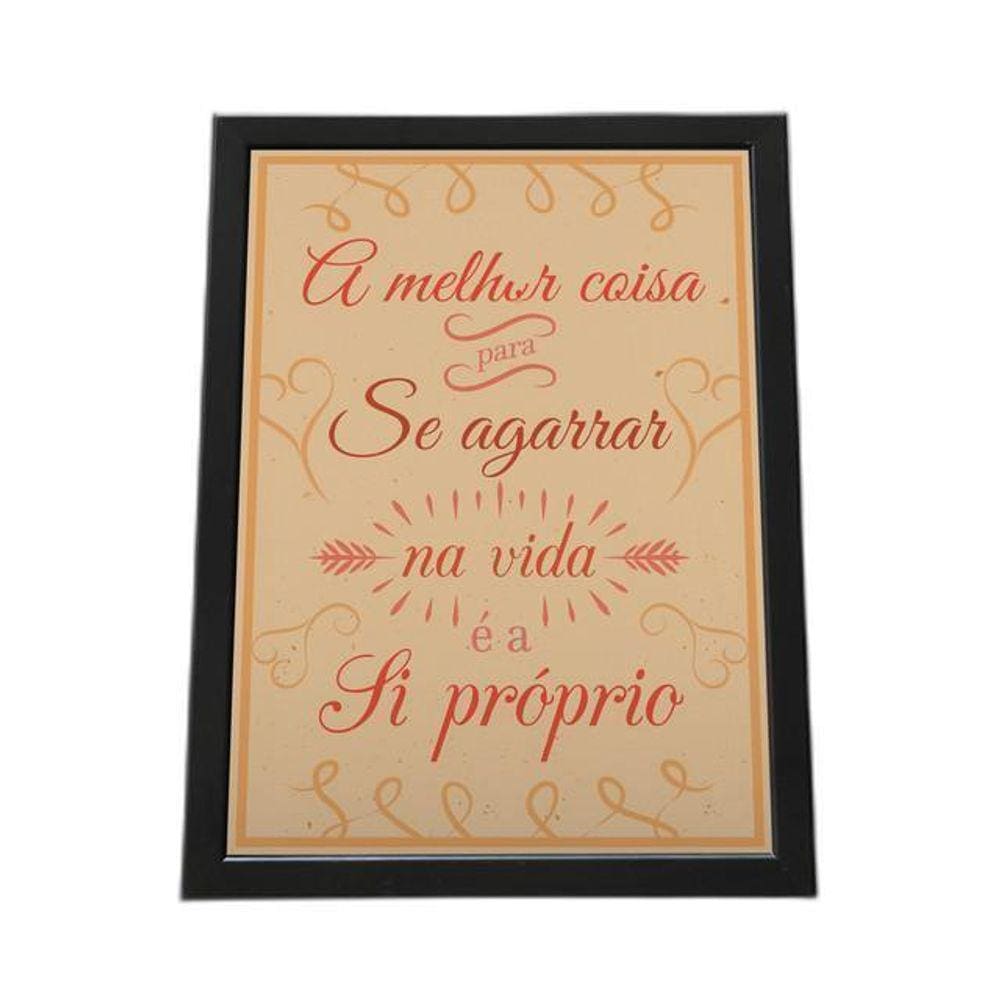 Quadro Com Moldura Amor Proprio