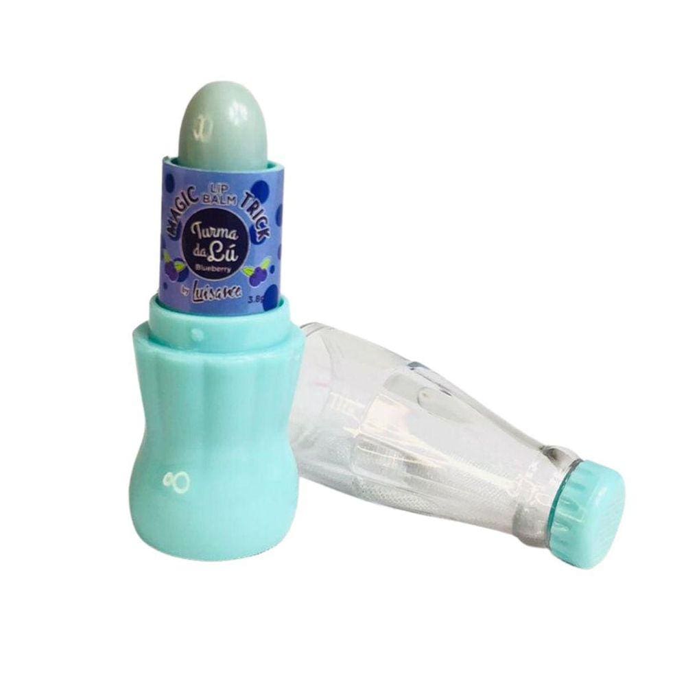 Lip Balm Magic Trick Turma Da Lu Blueberry Garrafinha Refri