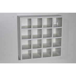 Organizador de Toalhas 16 Toalhas MDF Branco 52x20x53 cm