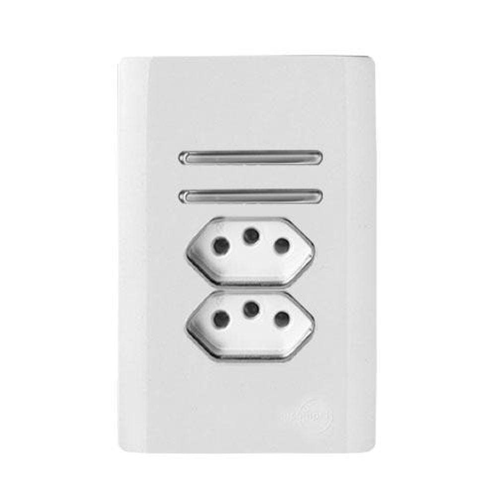 Cj Sim.+Para. +2Tom. 10A Especial 4X2 Novara Branco Cromado